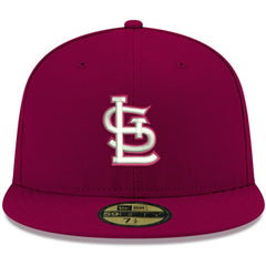 St. Louis Cardinals New Era White Logo 59FIFTY Fitted Hat Online