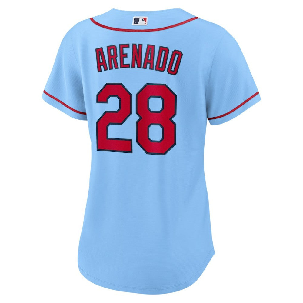Nolan Arenado St. Louis Cardinals Nike Women's Alternate Replica Player Jersey - Light Blue | MLB Jerseys