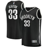 Fanatics - Nicolas Claxton Brooklyn Nets Fast Break Replica Jersey - Icon Edition - Black
