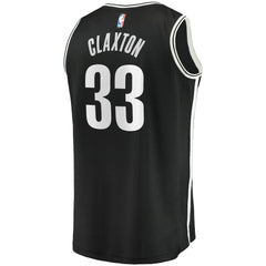 Fanatics - Nicolas Claxton Brooklyn Nets Fast Break Replica Jersey - Icon Edition - Black