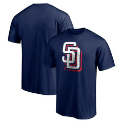 San Diego Padres Red White and Team T-Shirt On Sale