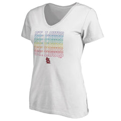 St. Louis Cardinals Women's City Pride V-Neck T-Shirt On Sale