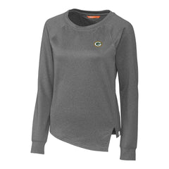 Green Bay Packers Cutter & Buck Women's Jackson Pullover Sweatshirt Heathered Charcoal - NFL