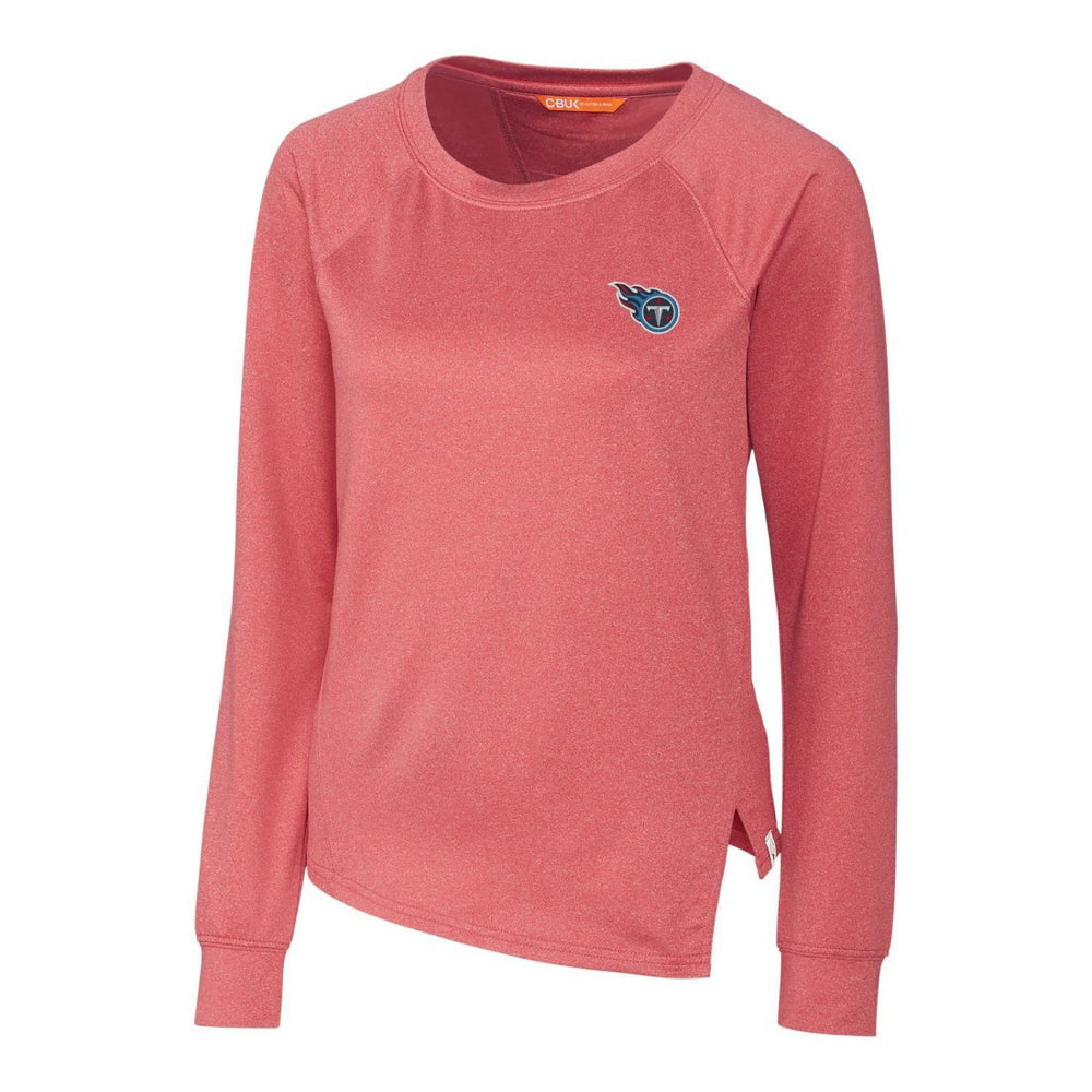 Tennessee Titans Cutter & Buck Women's Jackson Pullover Sweatshirt Heathered Red - NFL