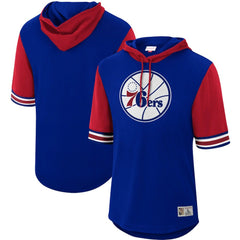Mitchell & Ness - Philadelphia 76ers Hardwood Classics Buzzer Beater Mesh Pullover Hoodie - Royal