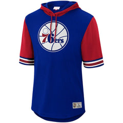 Mitchell & Ness - Philadelphia 76ers Hardwood Classics Buzzer Beater Mesh Pullover Hoodie - Royal