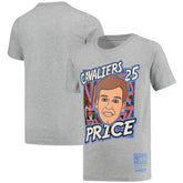 Mitchell & Ness - Mark Price Cleveland Cavaliers Youth Hardwood Classics King of the Court Player T-Shirt - Gray