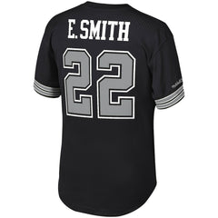 Emmitt Smith Dallas Cowboys Retired Player Name & Number Mesh Top Black - Mitchell & Ness