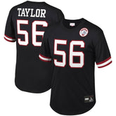 Lawrence Taylor New York Giants Retired Player Name & Number Mesh Top Black - Mitchell & Ness