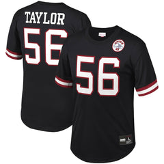 Lawrence Taylor New York Giants Retired Player Name & Number Mesh Top Black - Mitchell & Ness