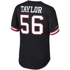 Lawrence Taylor New York Giants Retired Player Name & Number Mesh Top Black - Mitchell & Ness