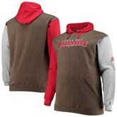 Tampa Bay Buccaneers Big & Tall Pullover Hoodie Red/Black - NFL