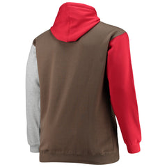 Tampa Bay Buccaneers Big & Tall Pullover Hoodie Red/Black - NFL