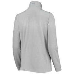 New Orleans Saints Vineyard Vines Women's Sankaty Shep Half-Zip Pullover Top Heather Gray - NFL