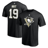 Ryan Whitney Pittsburgh Penguins Fanatics Authentic Stack Retired Player Nickname & Number T-Shirt Black
