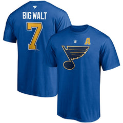 Keith Tkachuk St. Louis Blues - Fanatics Authentic Stack Retired Player Nickname & Number T-Shirt Blue
