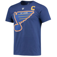 Wayne Gretzky St. Louis Blues - Fanatics Authentic Stack Retired Player Nickname & Number T-Shirt Blue