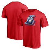 NBA - Los Angeles Lakers Red White & Team T-Shirt - Red