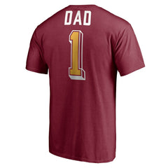 NBA - Cleveland Cavaliers Number One Dad T-Shirt - Garnet