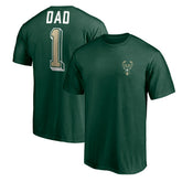 NBA - Milwaukee Bucks Number One Dad T-Shirt - Green