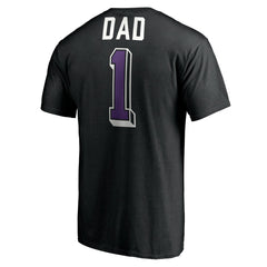 NBA - Sacramento Kings Number One Dad T-Shirt - Black