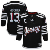 Nico Hischier New Jersey Devils - Youth 2021/22 Alternate Premier Player Jersey Black