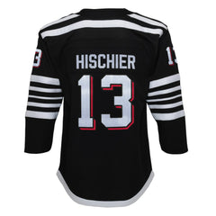 Nico Hischier New Jersey Devils - Youth 2021/22 Alternate Premier Player Jersey Black