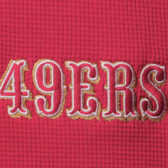 San Francisco 49ers Dunbrooke Logo Maverick Thermal Henley Long Sleeve T-Shirt Scarlet - NFL