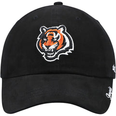 Cincinnati Bengals '47 Women's Miata Clean Up Primary Adjustable Hat Black - 47 brand