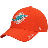 Miami Dolphins '47 Women's Miata Clean Up Secondary Logo Adjustable Hat Orange - 47 brand