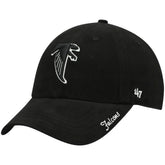 Atlanta Falcons '47 Women's Miata Clean Up Adjustable Hat Black - 47 brand