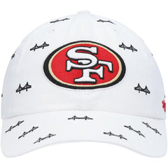 San Francisco 49ers '47 Women's Team Confetti Clean Up Adjustable Hat White - 47 brand