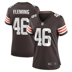 Don Fleming Cleveland Browns Women's Retired Player Jersey Brown - Nike