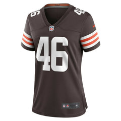 Don Fleming Cleveland Browns Women's Retired Player Jersey Brown - Nike