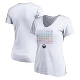 Buffalo Sabres - Women's City Pride V-Neck T-Shirt White