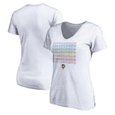 Pittsburgh Penguins Women's City Pride V-Neck T-Shirt White