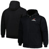 Arizona Cardinals Dunbrooke Big & Tall Dakota Canvas Hoodie Full-Zip Jacket Black - NFL