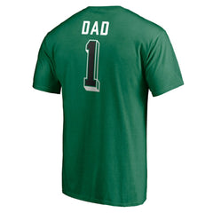 Dallas Stars - Number One Dad Logo T-Shirt Green