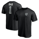 Los Angeles Kings - Number One Dad Logo T-Shirt Black