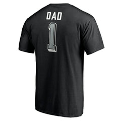 Los Angeles Kings - Number One Dad Logo T-Shirt Black