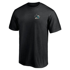 San Jose Sharks - Number One Dad Logo T-Shirt Black