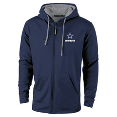 Dallas Cowboys Dunbrooke Apprentice Full-Zip Hoodie Navy/Gray - NFL