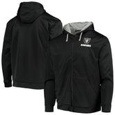 Las Vegas Raiders Dunbrooke Apprentice Full-Zip Hoodie Black/Gray - NFL