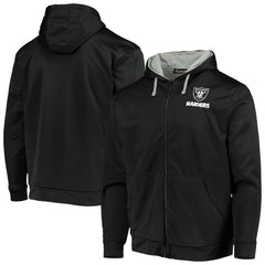 Las Vegas Raiders Dunbrooke Apprentice Full-Zip Hoodie Black/Gray - NFL