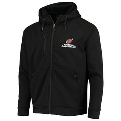 Arizona Cardinals Dunbrooke Shag Tri-Blend Full-Zip Raglan Hoodie Black - NFL