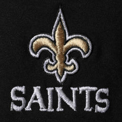 New Orleans Saints Dunbrooke Shag Tri-Blend Full-Zip Raglan Hoodie Black - NFL