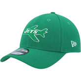 New York Jets New Era Plane The League 9FORTY Adjustable Hat Kelly Green - NFL