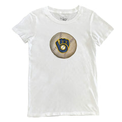 Milwaukee Brewers Tiny Turnip Women's Stitched Baseball T-Shirt discount