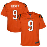 Joe Burrow Cincinnati Bengals Youth Game Jersey Orange - Nike