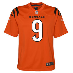 Joe Burrow Cincinnati Bengals Youth Game Jersey Orange - Nike